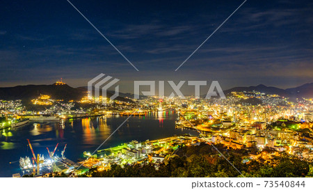 Night view of Nagasaki (Mt. Nabekan) Night view of Nagasaki (Mt. Nabekan) 73540844