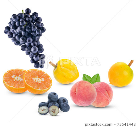 Fruit isolated on white background 73541448