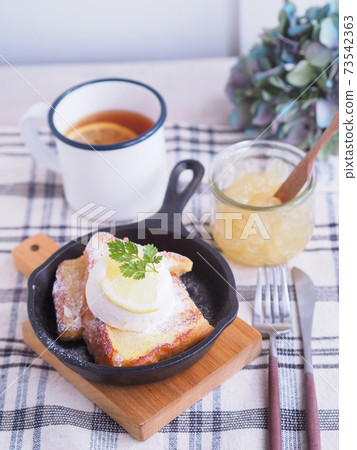 French toast with skillet French toast with skillet 73542363