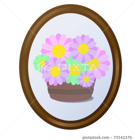 Flower picture frame material 73542370