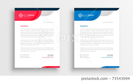 stylish company letterhead template for business identity stylish company letterhead template for business identity 73543094