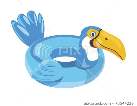 Inflatable balloon or lifebuoy in form of parrot 73544226