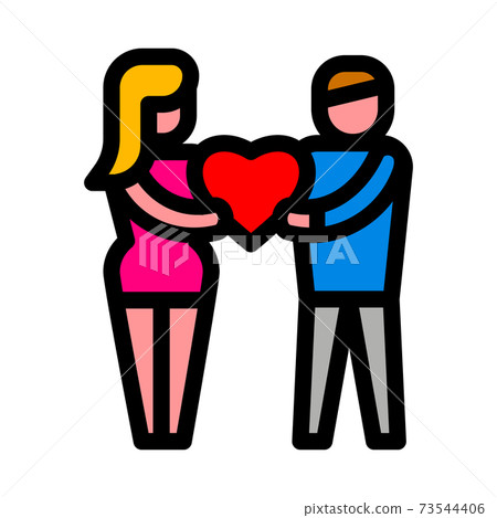 Love Relationship Icon Love Relationship Icon 73544406