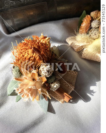 Dried flower corsage Dried flower corsage 73545129