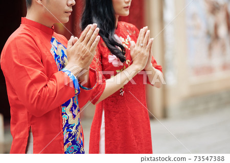 In temple due to Lunar New Year 73547388