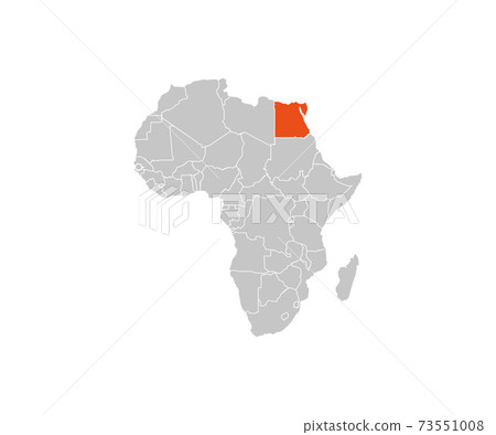 Africa Egypt Map