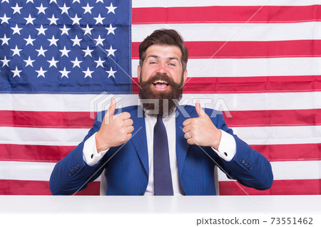 Make our land the absolute best country. Happy hipster 73551462