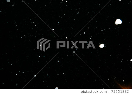 Falling Snow down On The Black Background Falling Snow down On The Black Background 73551882