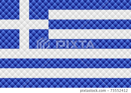 Mosaic flag of the Greece Mosaic flag of the Greece 73552412