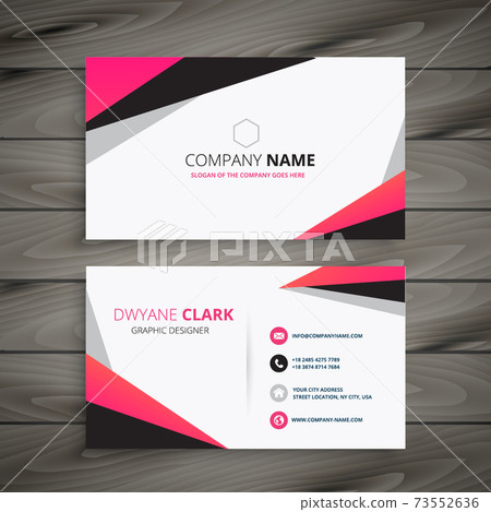 abstract business card 73552636