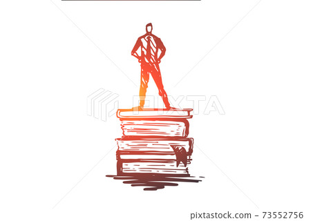 Knowledge Building Image Knowledge, book, education, information, learn... - Stock Illustration ...