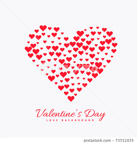 valentines day red hearts background valentines day red hearts background 73552835