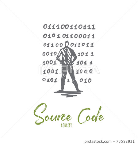 Source code, software, program, development,... - Stock Illustration ...