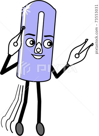 pen, pens, cartoon character 73553031