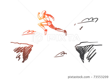 Future, technology, progress, digital, robot concept. Hand drawn isolated vector. Future, technology, progress, digital, robot concept. Hand drawn isolated vector. 73553209