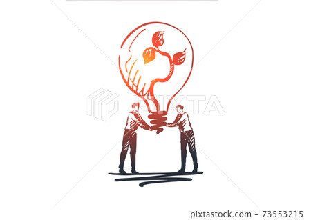 Finance, economy, profit, growth, money concept. Hand drawn isolated vector. Finance, economy, profit, growth, money concept. Hand drawn isolated vector. 73553215