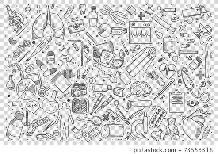Medicine doodle set Medicine doodle set 73553318