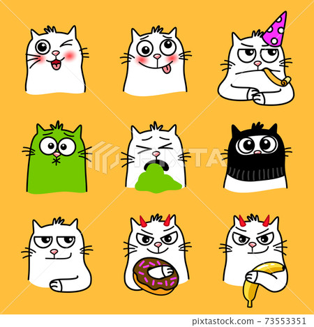 Cats expressions collection Cats expressions collection 73553351