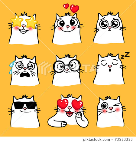 Cats mood emoji Cats mood emoji 73553353