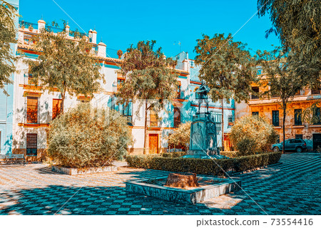 Square of Pilate (Plaza de Pilatos) and Zurbaran statue (Estatua 73554416