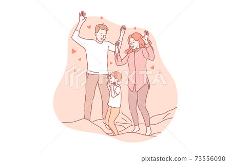 Parenthood, playing, love concept 73556090