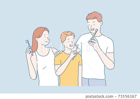 Personal hygiene concept. 73556167