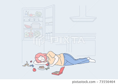 Diet end, cheat meal day concept Diet end, cheat meal day concept 73556464
