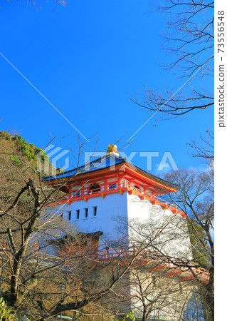 [和歌山縣]天氣晴朗時的金水寺（佛堂） 73556548