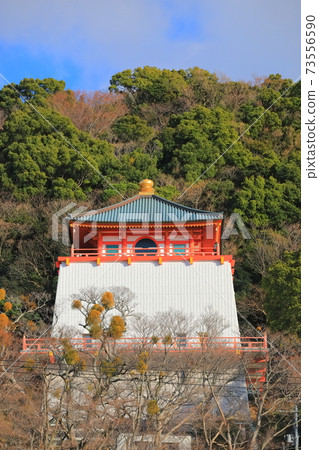 [和歌山縣]天氣晴朗時的金水寺（佛堂） 73556590