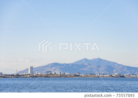 Mount Tsukuba from Kasumigaura Mount Tsukuba from Kasumigaura 73557893