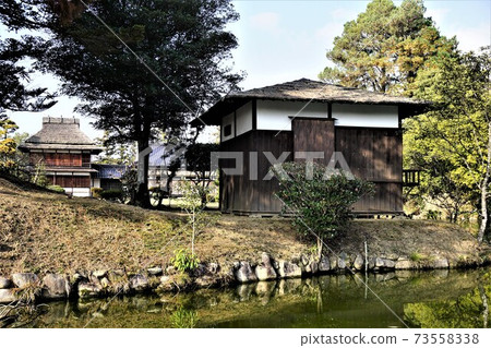 A strolling Japanese garden "Shurakuen" in Tsuyama City, Okayama Prefecture: Seiryoken 73558338