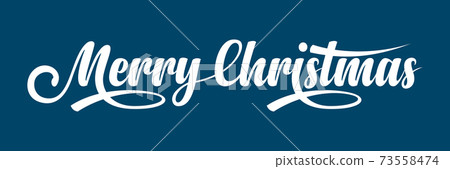 White text Marry Christmas 73558474