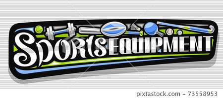 Vector banner for Sports Equipment 73558953