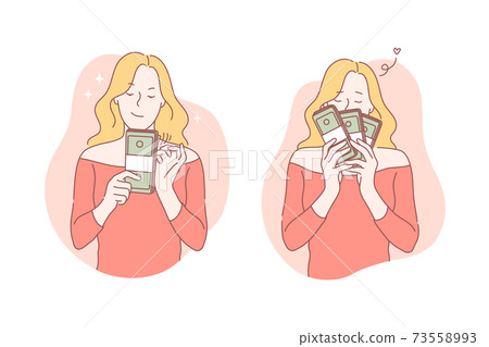 Business, success, moneymaker, profit set concept 73558993