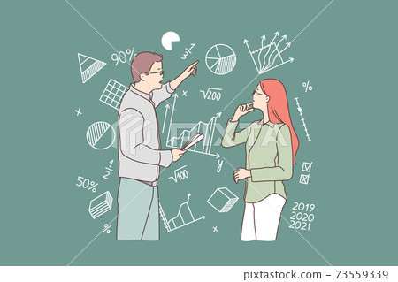 Business, study, strategy, question, teamwork concept. Business, study, strategy, question, teamwork concept. 73559339
