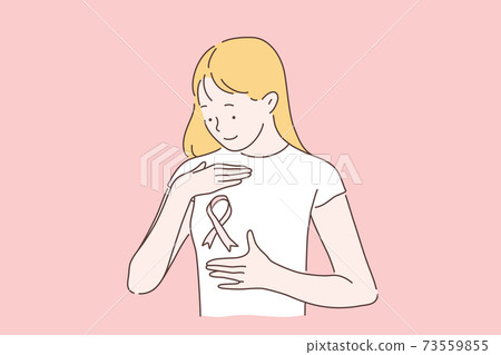 Breast cancer, awareness month. 73559855