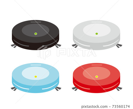 Vector illustration of robot vacuum cleaner Home appliances Vector illustration of robot vacuum cleaner Home appliances 73560174