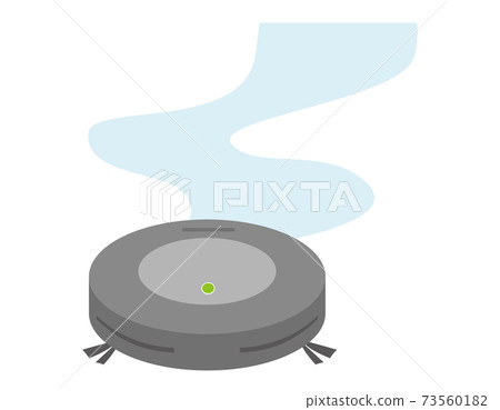 Vector illustration of robot vacuum cleaner Home appliances Vector illustration of robot vacuum cleaner Home appliances 73560182