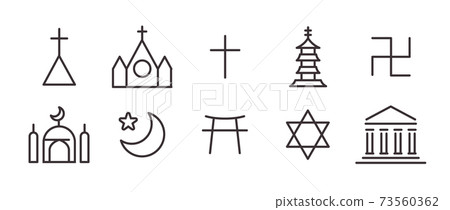 10圖標集（宗教符號） 73560362
