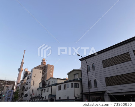 Cityscape of Asakusa, Taito-ku, Tokyo 73560930