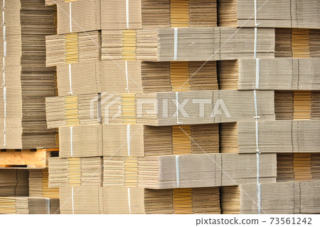 Corrugated cardboard factory shipment Corrugated cardboard factory shipment 73561242