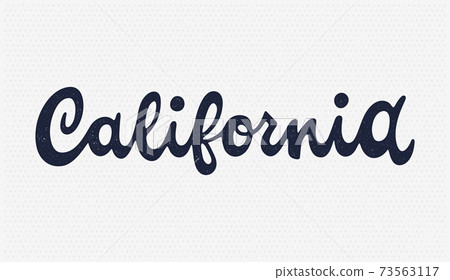 California lettering. Vintage vector grunge letters. California lettering. Vintage vector grunge letters. 73563117