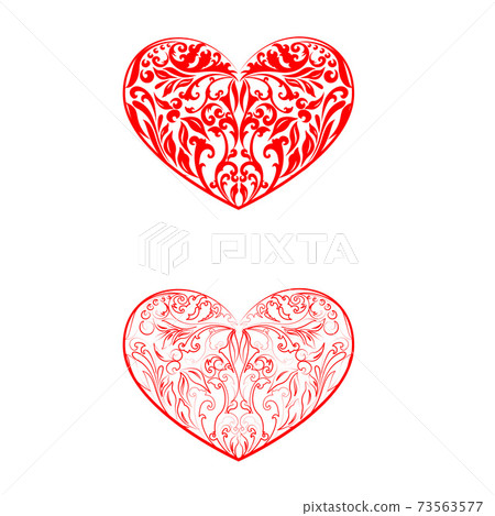 Valentines hearts set Valentines hearts set 73563577