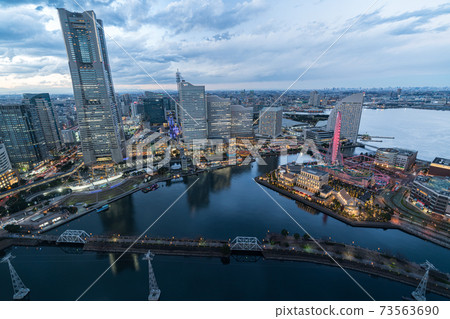 Yokohama Landmark Tower Afternoon Tokyo Bay Amusement Park Ship Sky Clouds Evening Sea Date City Minatomirai Yokohama Landmark Tower Afternoon Tokyo Bay Amusement Park Ship Sky Clouds Evening Sea Date City Minatomirai 73563690