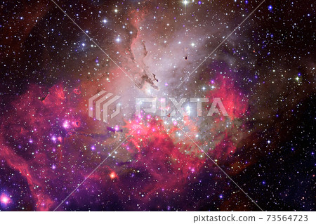 Endless universe. Elements of this image furnished by NASA. 73564723