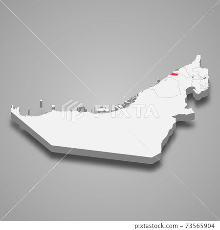 Ajman emirate location within United Arab Emirates 3d map Ajman emirate location within United Arab Emirates 3d map 73565904