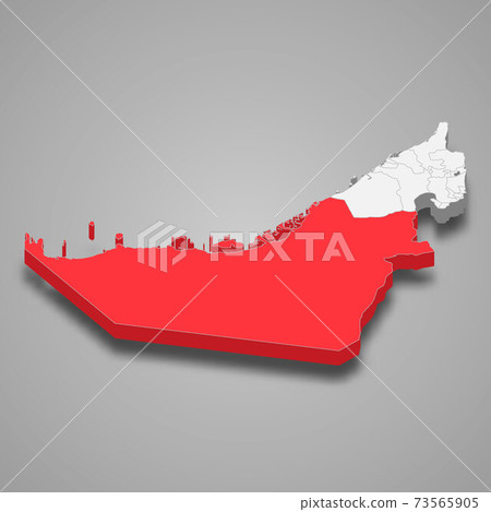 Abu Dhabi emirate location within United Arab Emirates 3d map Abu Dhabi emirate location within United Arab Emirates 3d map 73565905