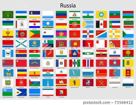 Set Flags of the regions of Russia, All Russians province flag Set Flags of the regions of Russia, All Russians province flag 73566412