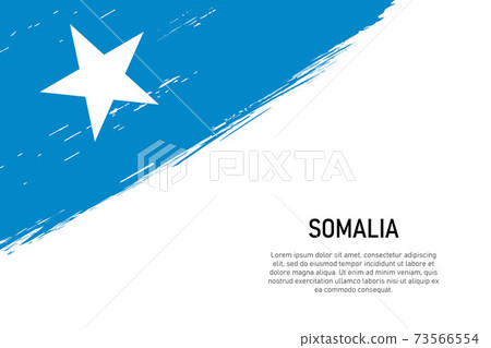 Grunge styled brush stroke background with flag of Somalia Grunge styled brush stroke background with flag of Somalia 73566554