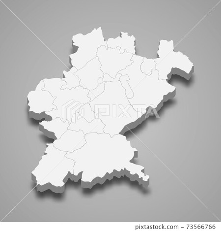 3d isometric map of Santarem is a district of Portugal 3d isometric map of Santarem is a district of Portugal 73566766